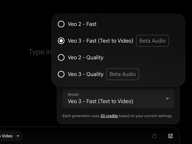 Veo3 modes